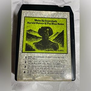 Harold Melvin & The Blue Notes 8 Track Tape Wake up everybody vintage